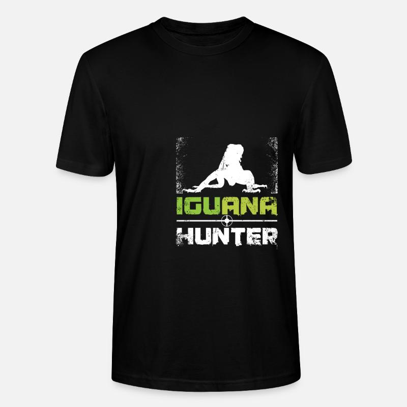 Iguana Control Chasseur Chasse - T-shirt bio CRAFTER Stanley Stella Unisexe - noir