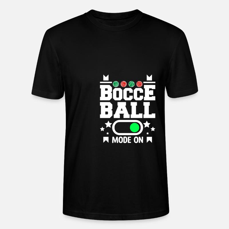Mode Pétanque activé - T-shirt bio CRAFTER Stanley Stella Unisexe - noir