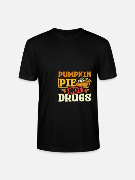Pumpkin pie not drugs - Stanley/Stella Unisex Bio-T-Shirt CRAFTER - Schwarz