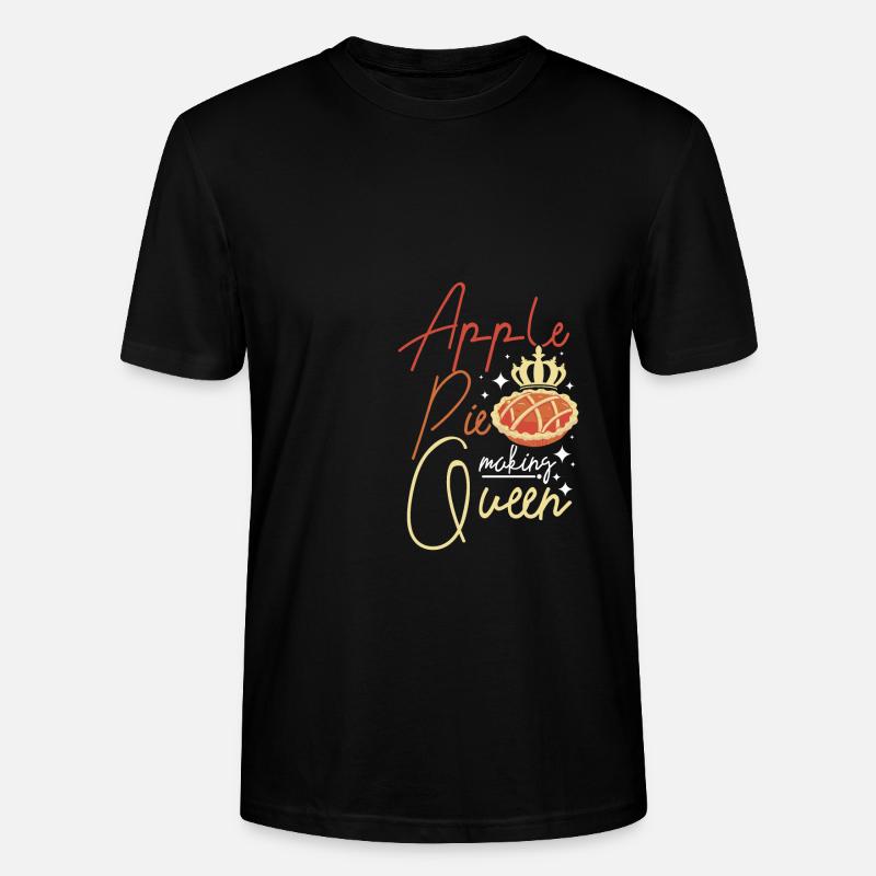 Apple pie making queen - Stanley/Stella Unisex Bio-T-Shirt CRAFTER - Schwarz