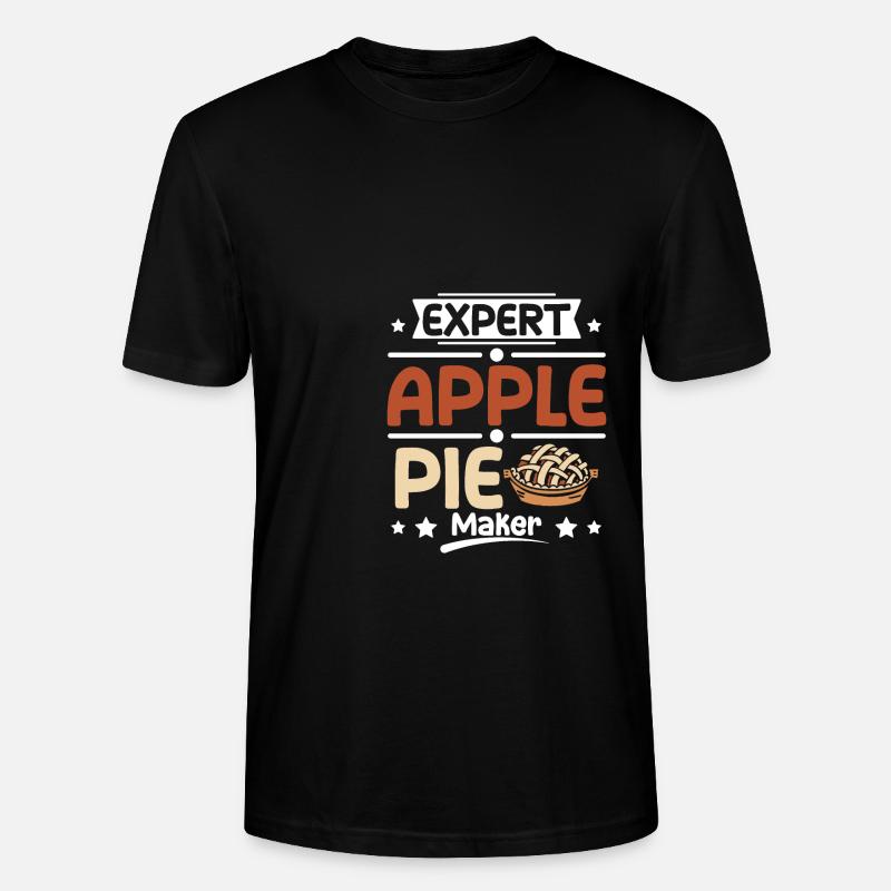 Expert Apple pie maker - Stanley/Stella CRAFTER Unisex Organic T-Shirt - black