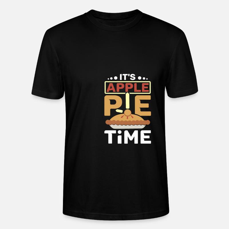 It's Apple pie time - Stanley/Stella CRAFTER Unisex Organic T-Shirt - black
