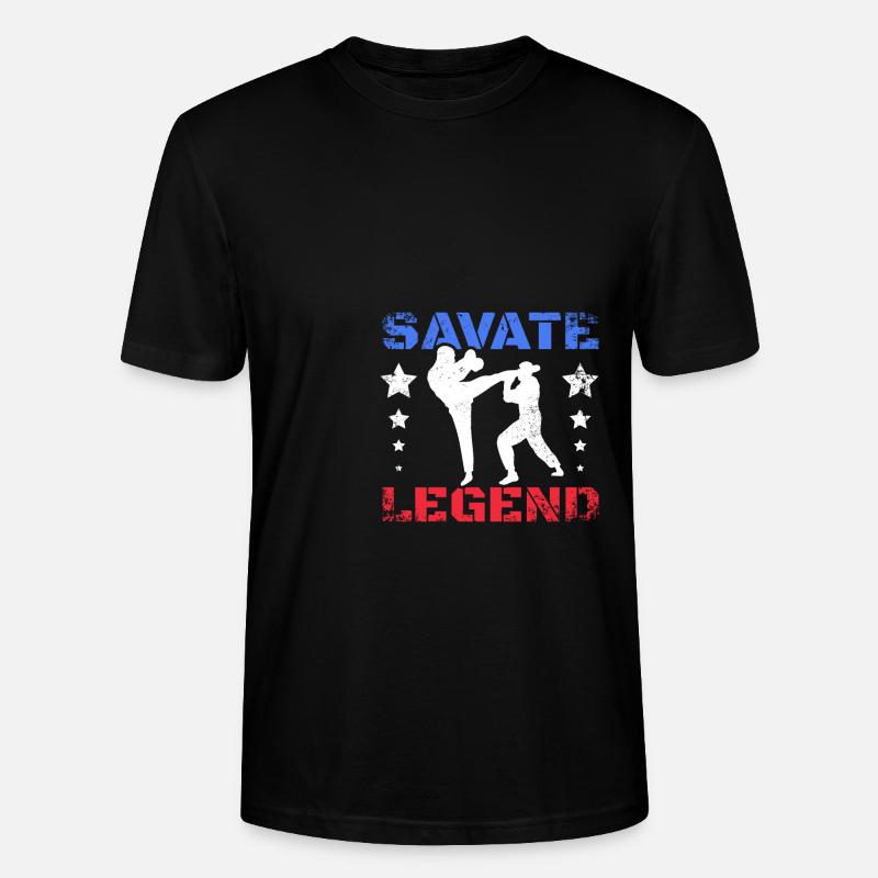 Savate Legend - Stanley/Stella Unisex Bio-T-Shirt CRAFTER - Schwarz