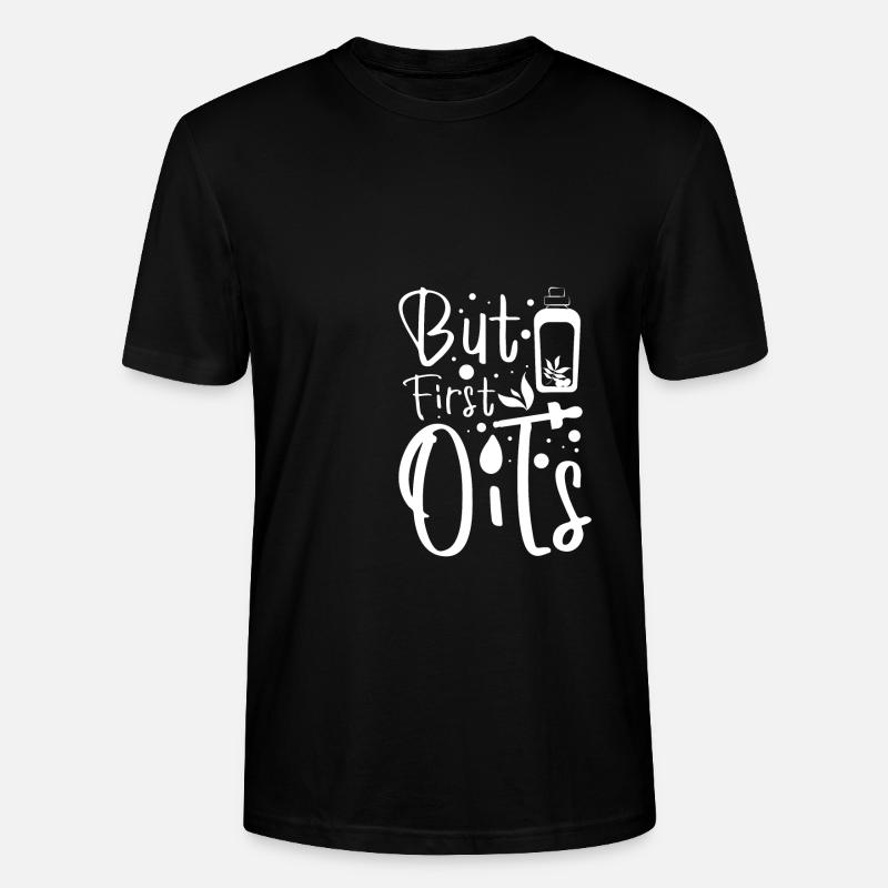 But first Essential oils - Stanley/Stella Unisex Bio-T-Shirt CRAFTER - Schwarz
