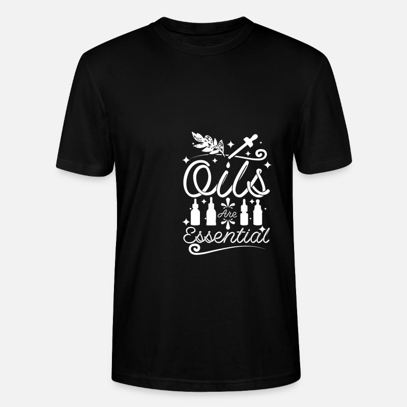 Oils Essential - Stanley/Stella Unisex Bio-T-Shirt CRAFTER - Schwarz