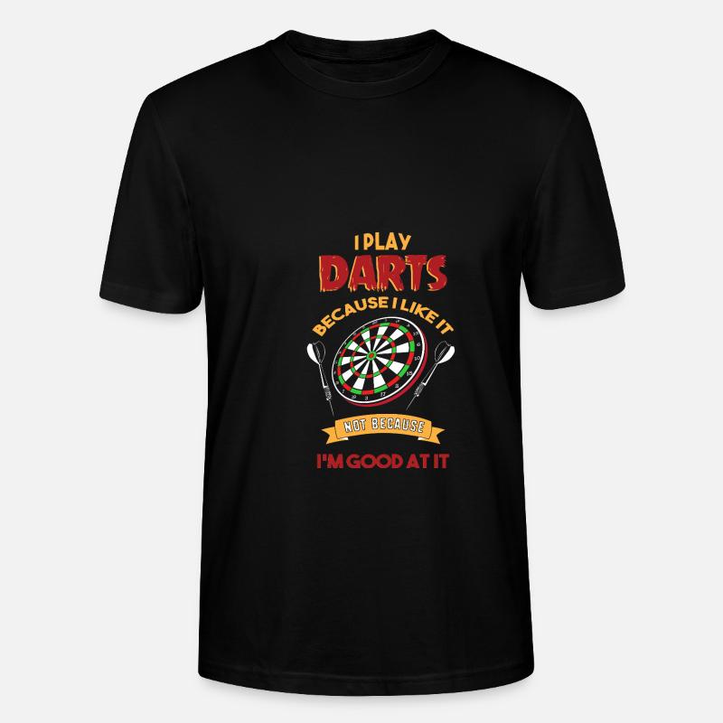 Jeu de fléchettes Dartpfeil - T-shirt bio CRAFTER Stanley Stella Unisexe - noir