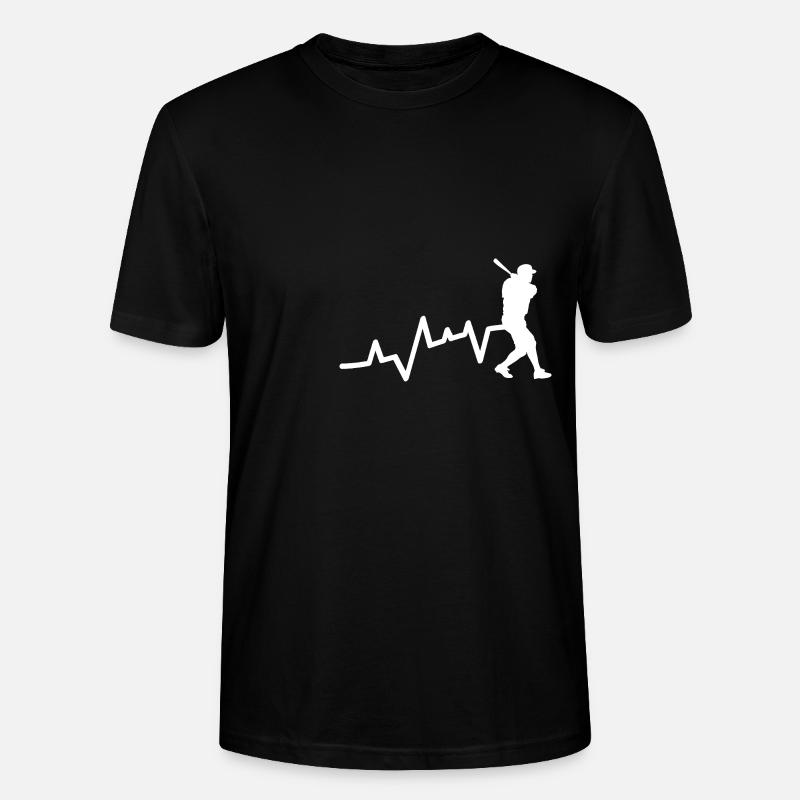 Baseballspieler Evolution Baseball - Stanley/Stella Unisex Bio-T-Shirt CRAFTER - Schwarz