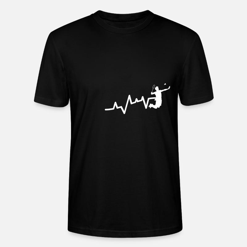 Federball Evolution Badminton - T-shirt bio CRAFTER Stanley Stella Unisexe - noir