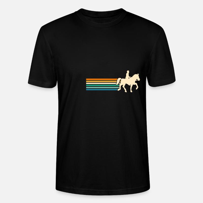 Cheval - T-shirt bio CRAFTER Stanley Stella Unisexe - noir