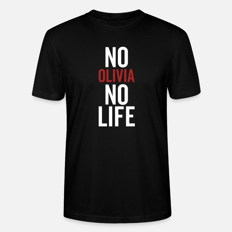 Pas d’Olivia Pas de vie - T-shirt bio CRAFTER Stanley Stella Unisexe - noir