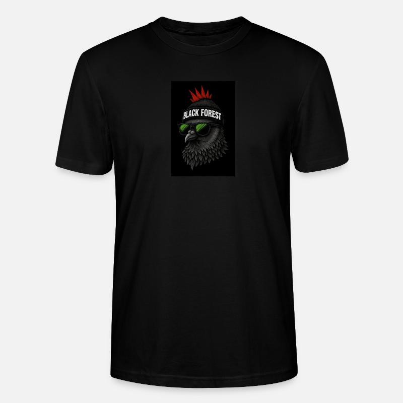 BLACK Forest - Schwarzwald - Stanley/Stella Unisex Bio-T-Shirt CRAFTER - Schwarz