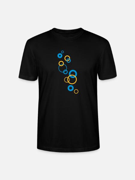 bubbles - Stanley/Stella CRAFTER Unisex Organic T-Shirt - black