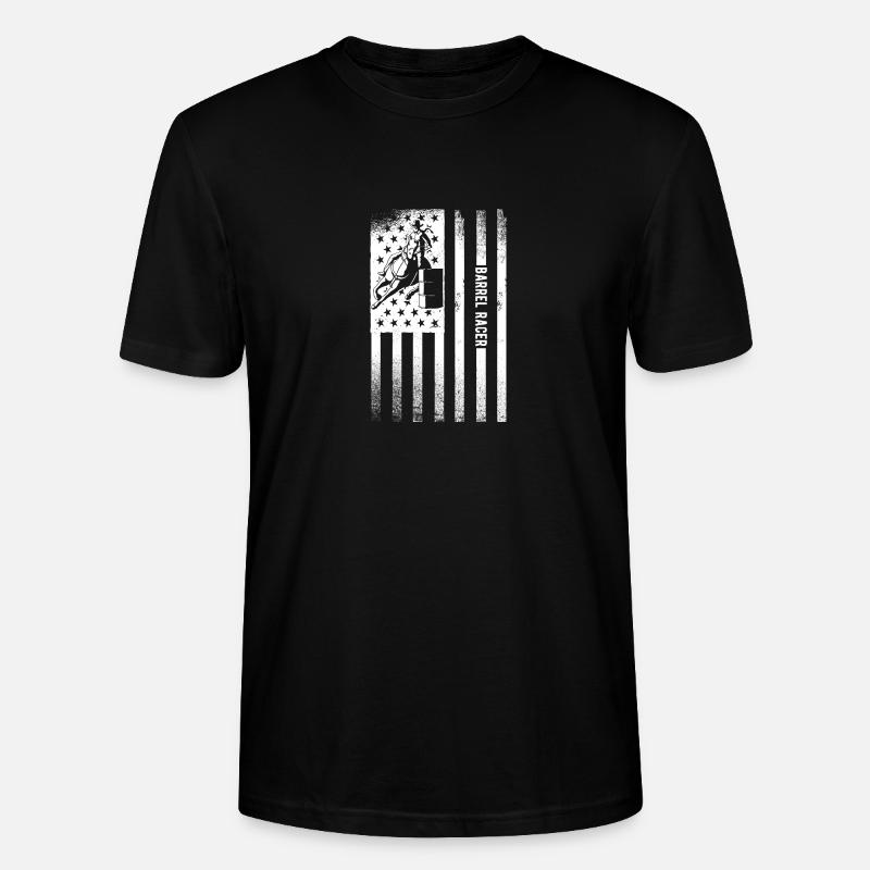 Course de barils - T-shirt bio CRAFTER Stanley Stella Unisexe - noir