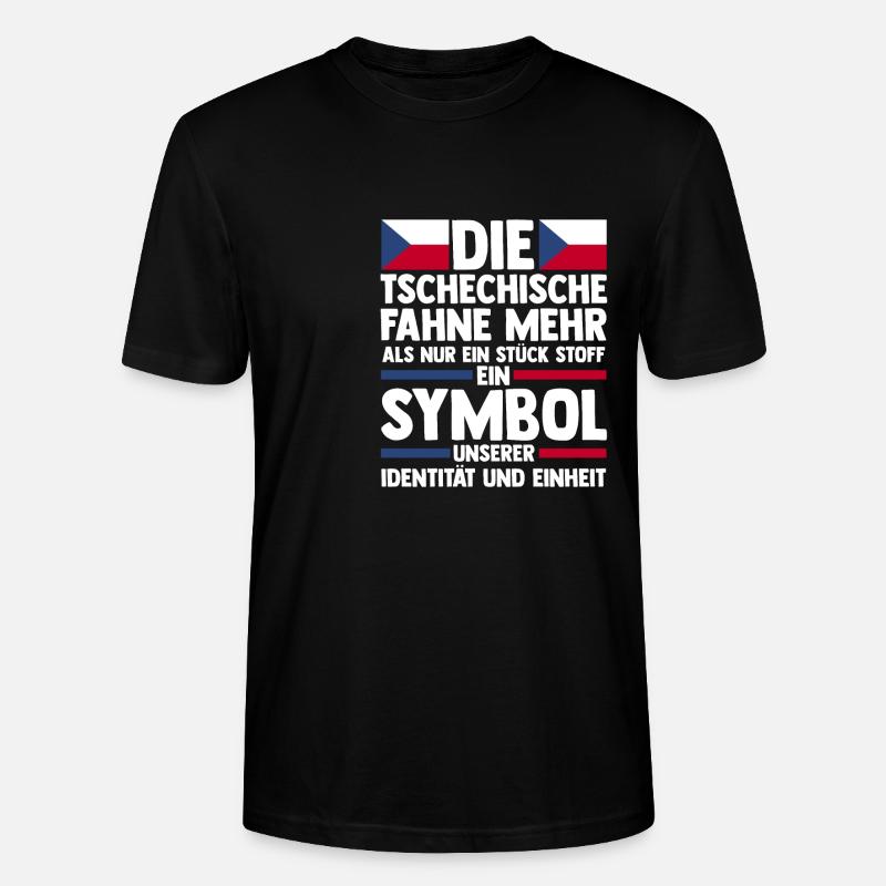 Tschechen Tschechisch Tschechien - Stanley/Stella Unisex Bio-T-Shirt CRAFTER - Schwarz