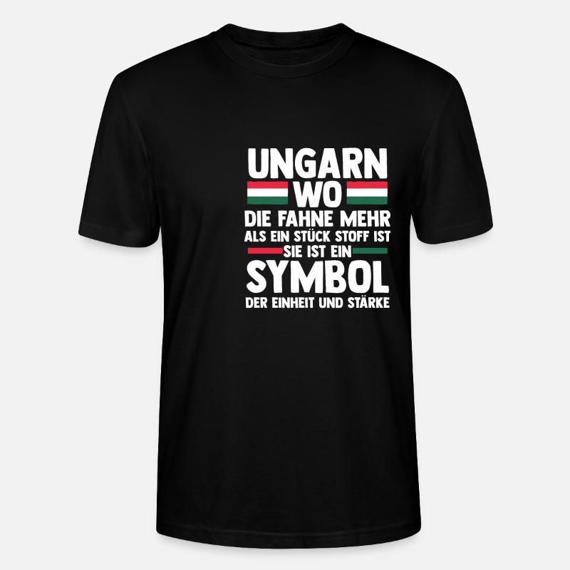 Ungar Ungarisch Ungarn - Stanley/Stella Unisex Bio-T-Shirt CRAFTER - Schwarz
