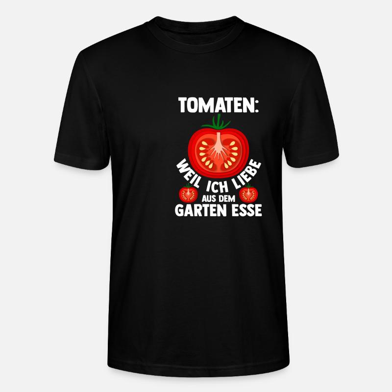 Jardinier Tomate Jardin Fermier - T-shirt bio CRAFTER Stanley Stella Unisexe - noir