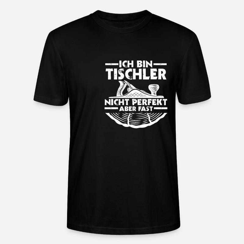 Carpenter, Carpenter, Carpenter - Stanley/Stella CRAFTER Unisex Organic T-Shirt - black