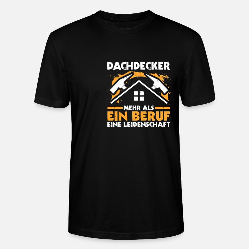 Dachdeckermeister Dachdecker - Stanley/Stella Unisex Bio-T-Shirt CRAFTER - Schwarz