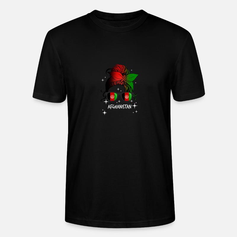 Afghanistan - Stanley/Stella Unisex Bio-T-Shirt CRAFTER - Schwarz