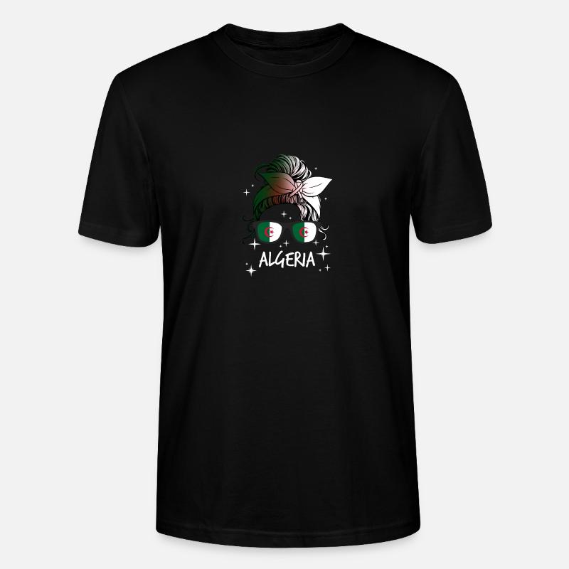 Algerien - Stanley/Stella Unisex Bio-T-Shirt CRAFTER - Schwarz