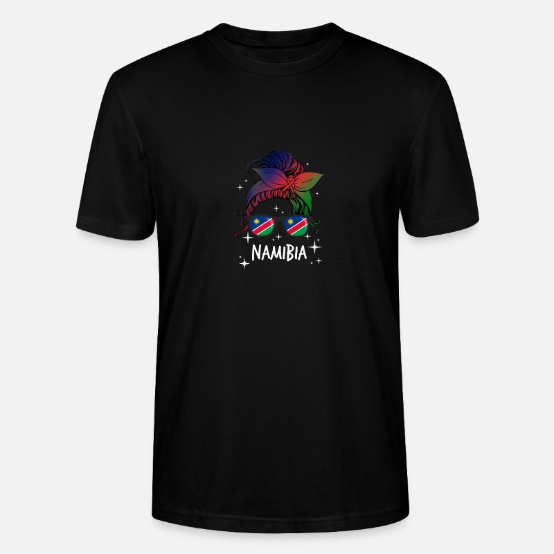 Namibia - Stanley/Stella Unisex Bio-T-Shirt CRAFTER - Schwarz