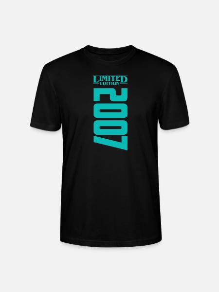 2007 Limited Edition Birthday Design - Stanley/Stella CRAFTER Unisex Organic T-Shirt - black