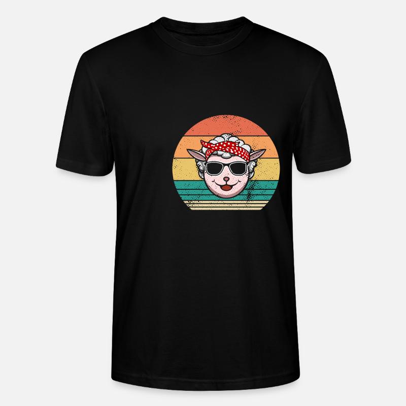 Schäfer Schaf - Stanley/Stella Unisex Bio-T-Shirt CRAFTER - Schwarz