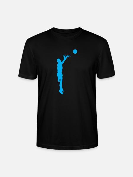 Basketballspieler - Stanley/Stella Unisex Bio-T-Shirt CRAFTER - Schwarz