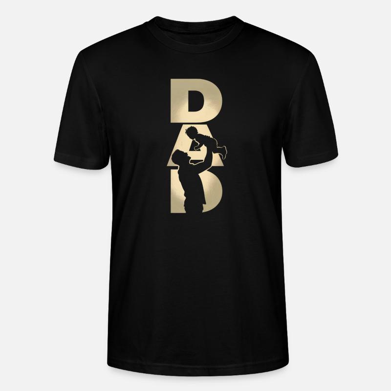 father & son 2 - T-shirt bio CRAFTER Stanley Stella Unisexe - noir