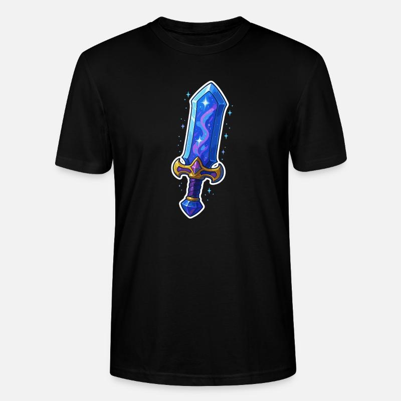 Fantasy Sword - Stanley/Stella Unisex Bio-T-Shirt CRAFTER - Schwarz