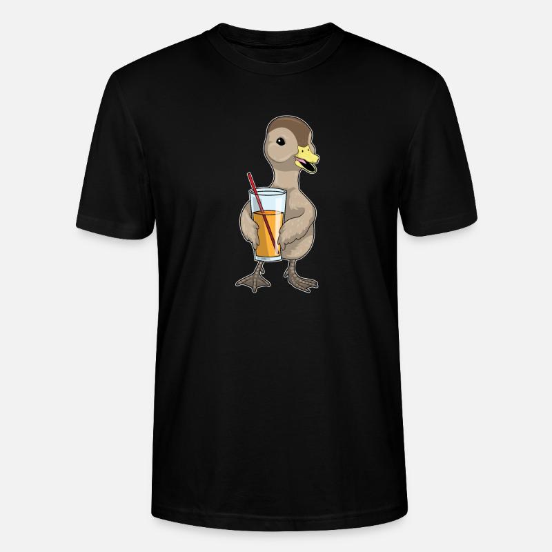 Ente Saft - Stanley/Stella Unisex Bio-T-Shirt CRAFTER - Schwarz