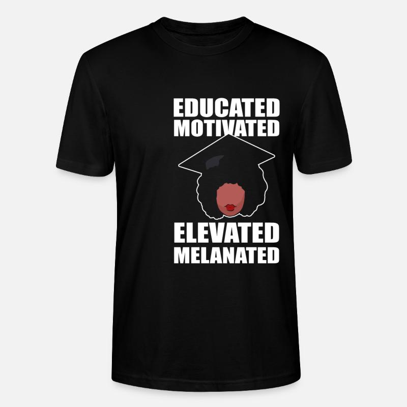 Master Studium Abschlussfeier - Stanley/Stella Unisex Bio-T-Shirt CRAFTER - Schwarz