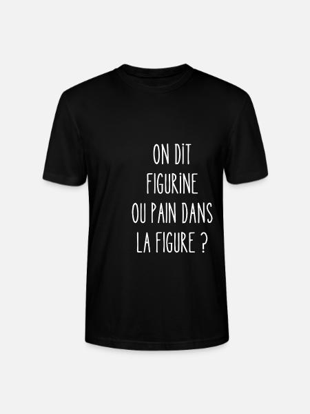 on dit figurine - T-shirt bio CRAFTER Stanley Stella Unisexe - noir