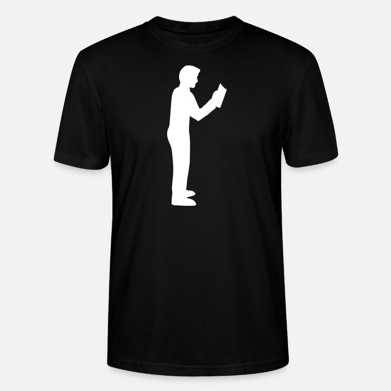Lesen - Stanley/Stella Unisex Bio-T-Shirt CRAFTER - Schwarz
