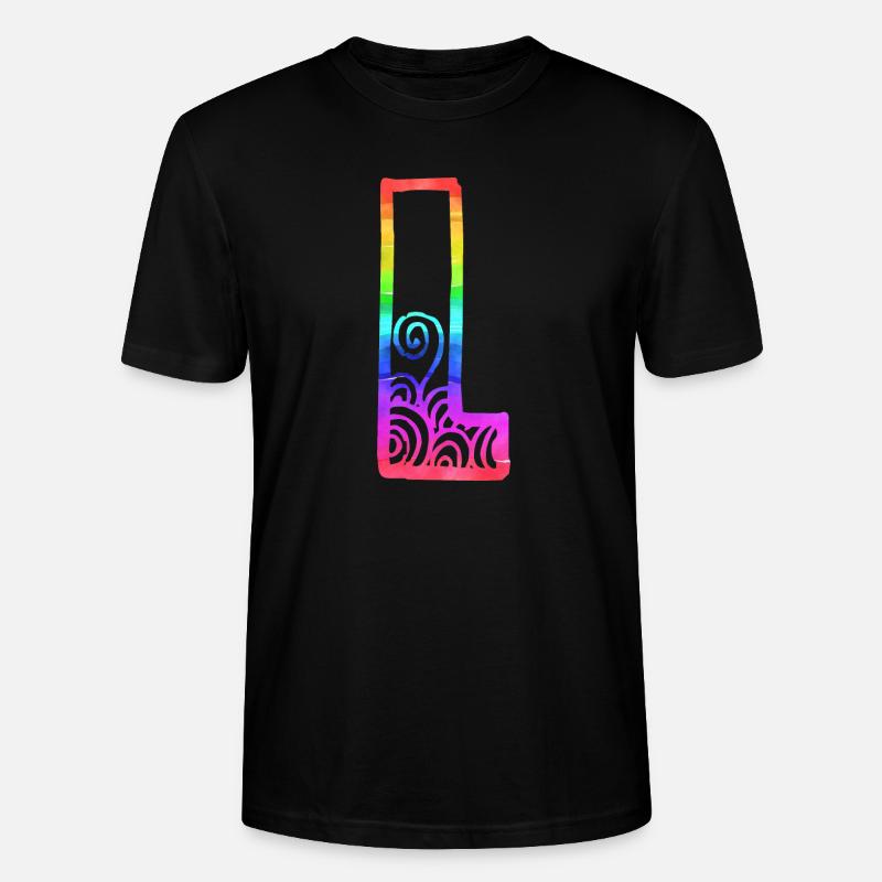 regenbogen l - Stanley/Stella Unisex Bio-T-Shirt CRAFTER - Schwarz