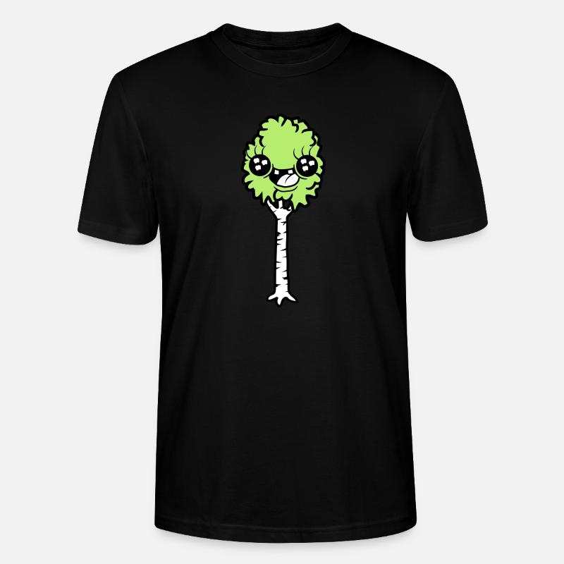 Bande dessinée rigolante Bouleau - T-shirt bio CRAFTER Stanley Stella Unisexe - noir
