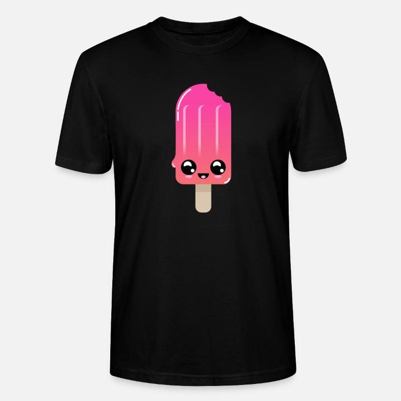 Eisshot mit strahlenden Augen - Stanley/Stella Unisex Bio-T-Shirt CRAFTER - Schwarz