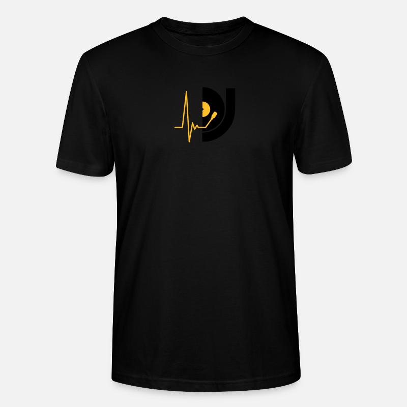 music_pulse_dj - Stanley/Stella Unisex Bio-T-Shirt CRAFTER - Schwarz