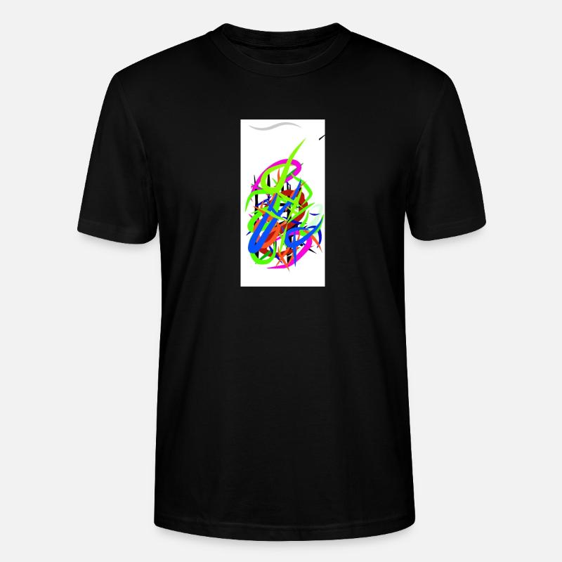 Bunte Vielfalt 1 - Stanley/Stella Unisex Bio-T-Shirt CRAFTER - Schwarz