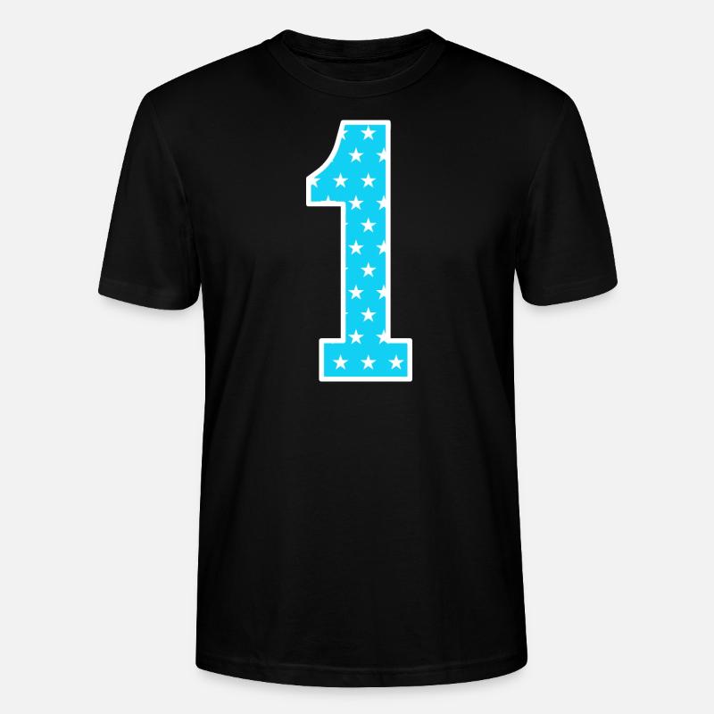 Eins - Stanley/Stella Unisex Bio-T-Shirt CRAFTER - Schwarz