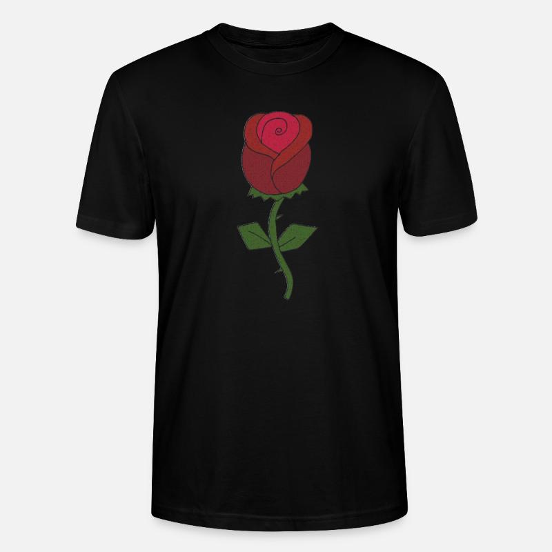 rose gewebe - Stanley/Stella Unisex Bio-T-Shirt CRAFTER - Schwarz