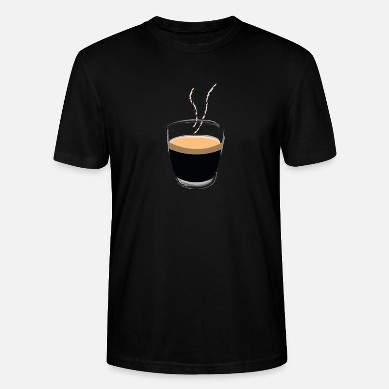 Kaffee - Stanley/Stella Unisex Bio-T-Shirt CRAFTER - Schwarz