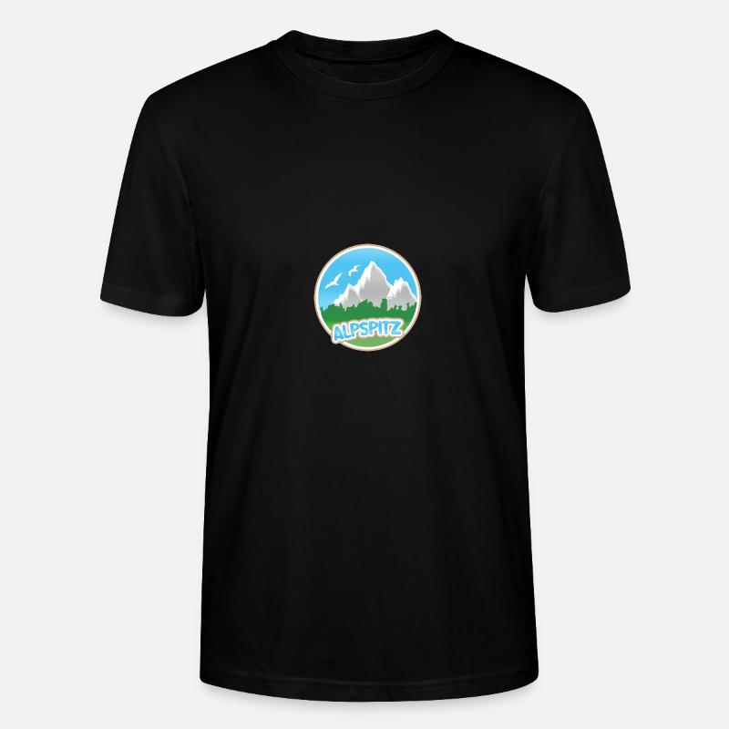 Alpspitz Alpspitz - Stanley/Stella Unisex Bio-T-Shirt CRAFTER - Schwarz