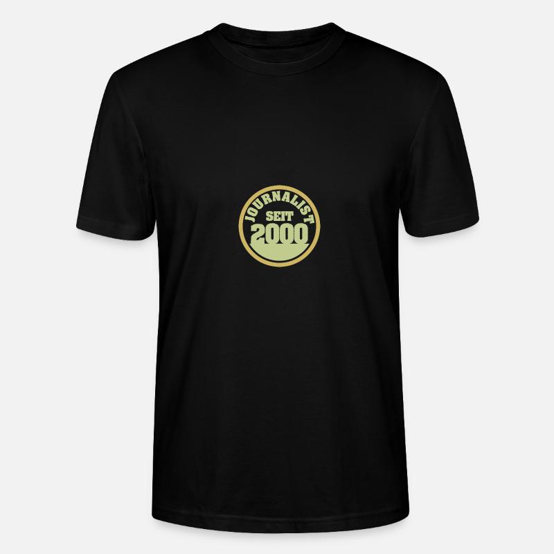 2000 - Stanley/Stella Unisex Bio-T-Shirt CRAFTER - Schwarz