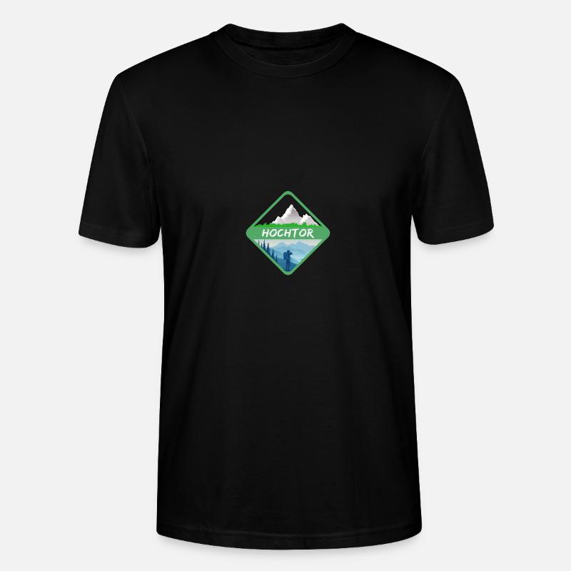 Nature Hochtor - T-shirt bio CRAFTER Stanley Stella Unisexe - noir