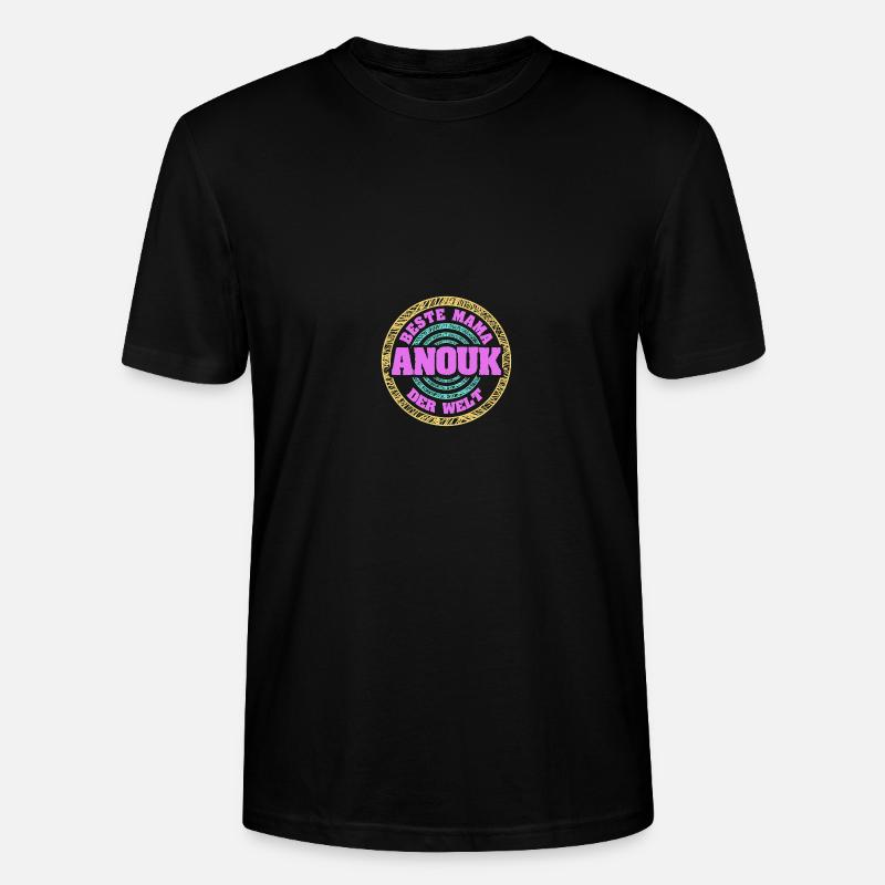 Mutter Anouk - Stanley/Stella Unisex Bio-T-Shirt CRAFTER - Schwarz