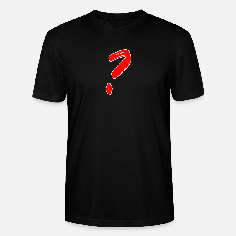 point d'interrogation - T-shirt bio CRAFTER Stanley Stella Unisexe - noir