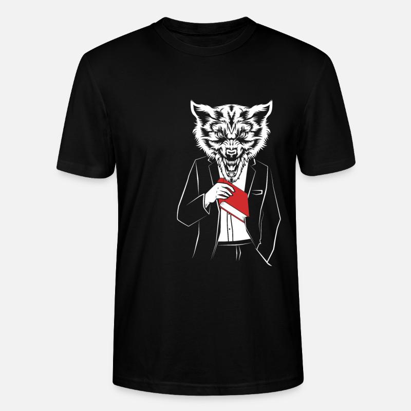 Werwolf - Stanley/Stella Unisex Bio-T-Shirt CRAFTER - Schwarz