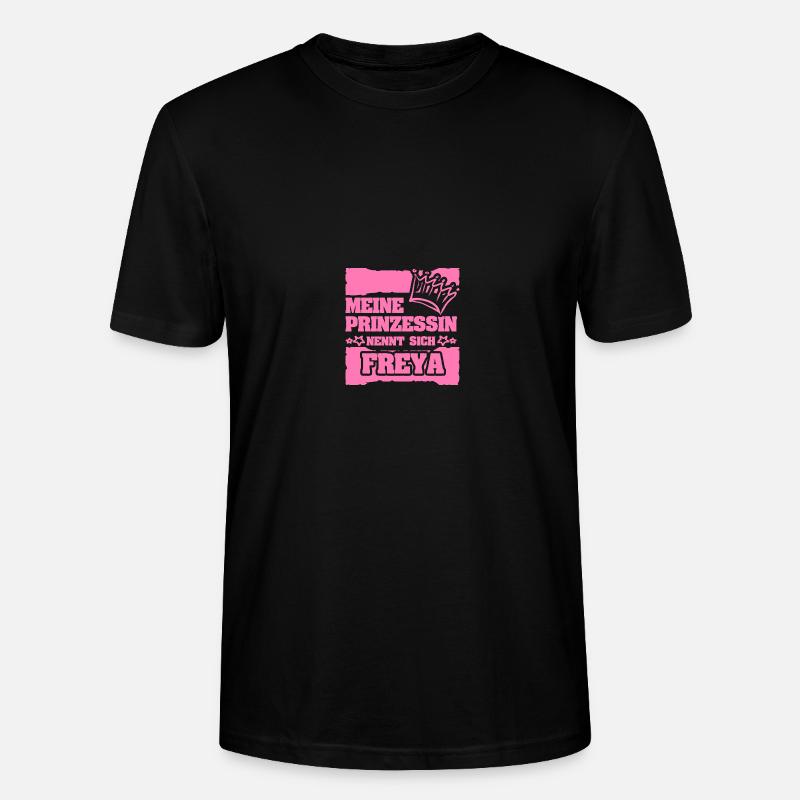 Freya als Mädchenname - Stanley/Stella Unisex Bio-T-Shirt CRAFTER - Schwarz