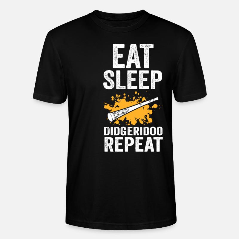 Didgeridoo Musik Didgeridoos Geschenk - Stanley/Stella Unisex Bio-T-Shirt CRAFTER - Schwarz
